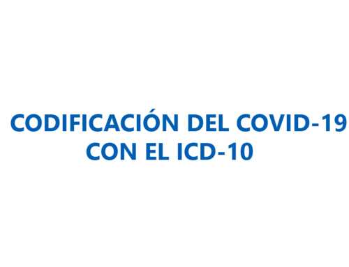 CODIFICACIÓN DEL COVID-19 CON EL ICD-10